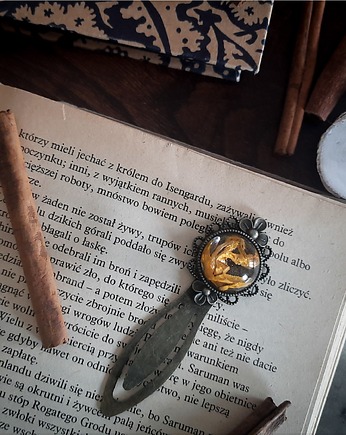 Zakładka ze słonecznikiem, Figa handmade accessories