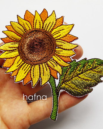 Naszywka haftowana słonecznik, HafnaHaft