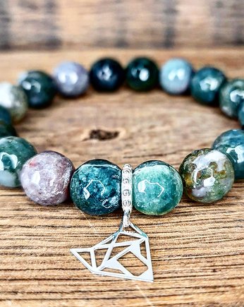 Kotek lis w pięknych kamieniach agatu, Czaki Bransoletki