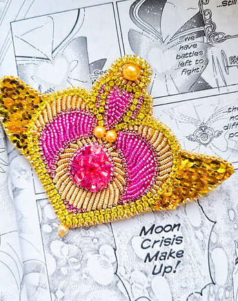 Broszka Sailor Moon rękodzieło Czarodziejka z księżyca, Kaikki