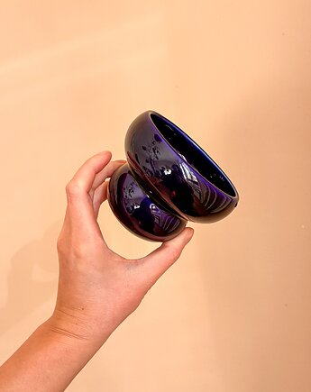 Czarka  [wzór: kobaltowa]  220 ml, FORMY PROSTE