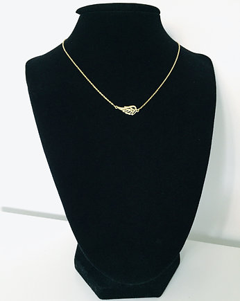 Pozłacany naszyjnik ze skrzydłem  pr. 925, VENA Jewellery