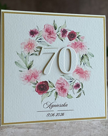 Kartka urodzinowa z kopertą prezentową, BH 21b, Anna Art and Crafts