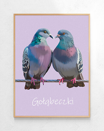 Plakat Gołąbeczki, Czamarska grafika