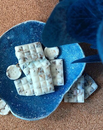Blue Night sky ceramic jewerly display plate, QUKI