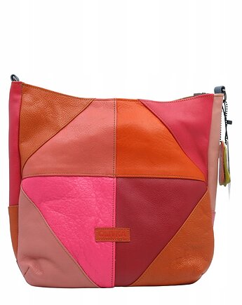 Torebka damska klasyczna skórzana na ramię oryginalna szeroki pasek OLIVKA, Olivka Warsaw