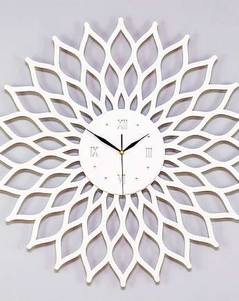 DEKORACYJNY ZEGAR AŻUROWY, SUNBURST, GLAMOUR S ( 40 x 40 cm ), ORNAMENTI