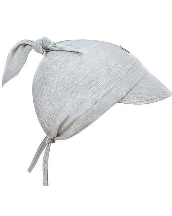 Bawełniana czapka chustka z daszkiem dziecięca, Nashani