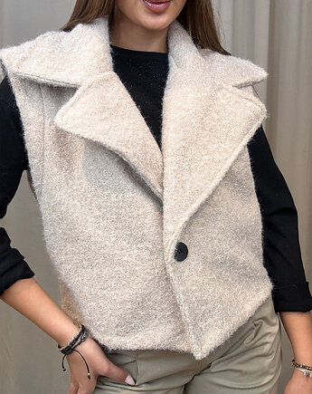 Kamizela jesienna Beige, SOLO moda