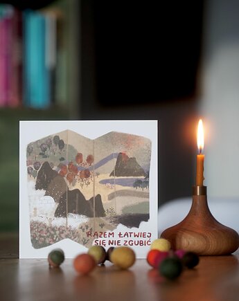 Kartka z mapą Razem Łatwiej, HI LITTLE