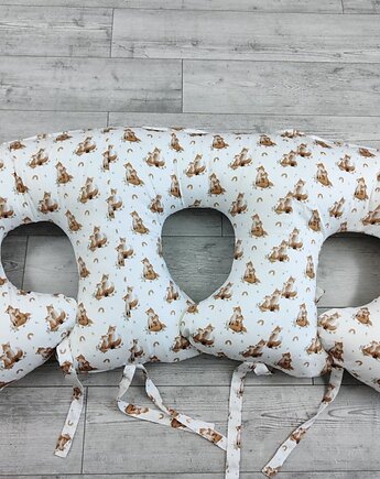 Poduszka do karmienia trojaczków, prezent dla trojaczków, Enitka Sweet Baby Room