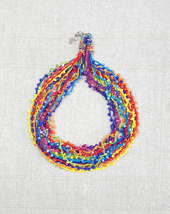 7020 Kolorowy naszyjnik boho , kama4you