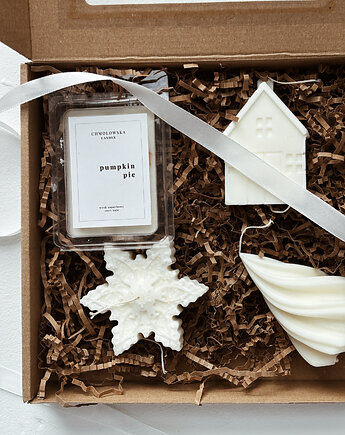 Zestaw prezentowy świec i wosku do kominka, Chmolowska Jewellery