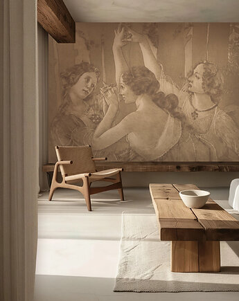 Trzy Gracje - Tapeta, Dekoracje PATKA Patrycja Kita