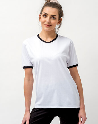 T-shirt  damski "ROSE" biała, 3 for U