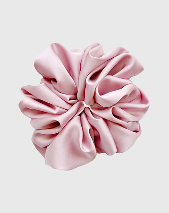 Gumka do włosów różowa Scrunchie Maxi Powder Pink, Vintiss