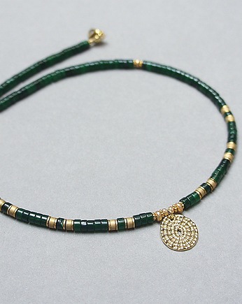 Jadeity lush meadow /14.09.25/ choker - Szlachetna kolekcja, KiKa pracownia