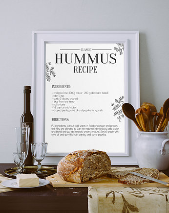 Plakat HUMMUS, OSOBY - Prezent dla teścia