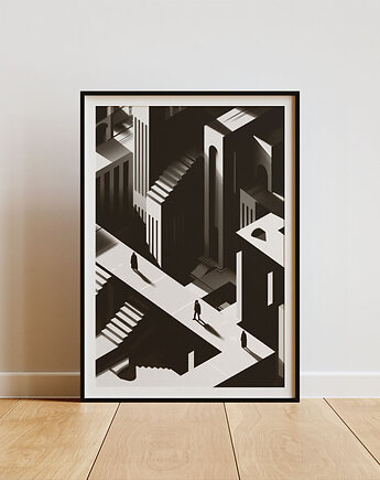 Plakat - Stairs to nowhere, Harry Monkey