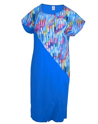 Sukienka z malarskim nadrukiem, LaRime concept