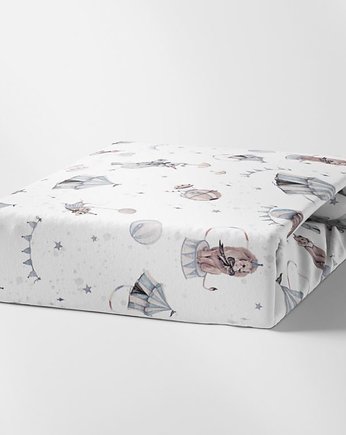 Prześcieradło z gumką Baśniowy Cyrk 80x40cm PZ, Bajkowe Wnetrza