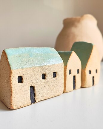 Ceramiczne domki zestaw 3 szt., U.to ceramika