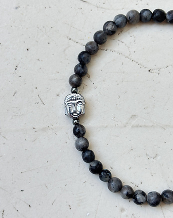 Bransoletka męska Larvikit budda, Chmolowska Jewellery