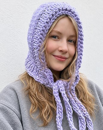 BONBON balaclava x bonnet violet babe, Fiorki