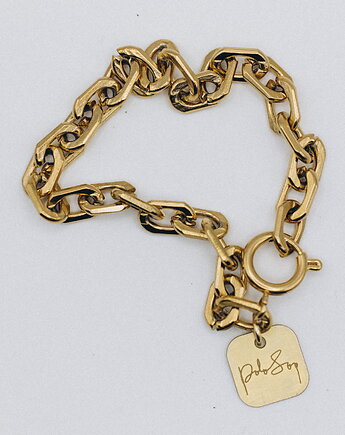 DEAR bransoleta basic złota / baza do charms, POLA ZAG