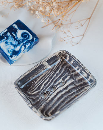 Mydelniczka ceramiczna ZEBRA, rękoczyny