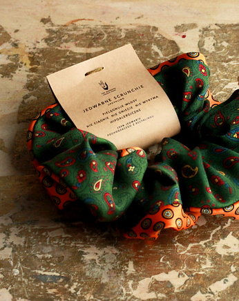 Jedwabne DUŻE dwustronne SCRUNCHIE Upcykling, VENUSS concept store