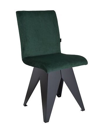 Welurowe krzesło JAFAR FST0411 zielone, GIE EL
