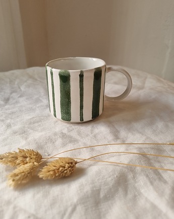 Kubek ceramiczny PASKI, krusz art