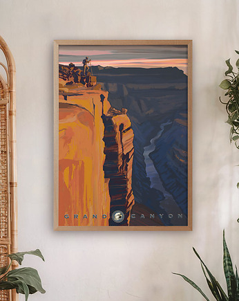 Plakat Wielki Kanion / Widok na rzekę, minimalmill