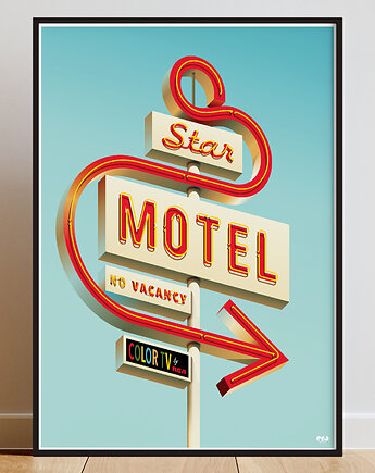 Plakat Star Motel, OKO MI SKOKO