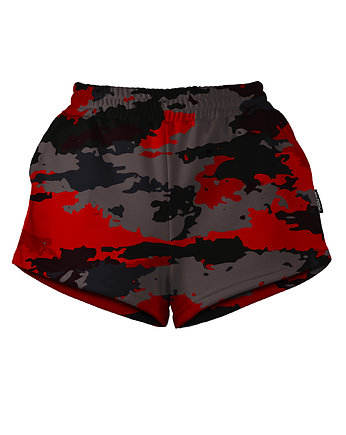 Shorty Spodenki Damskie DR.CROW Moro Black Red, DrCrow