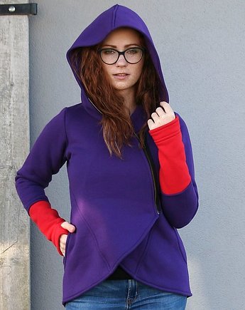 Bluza damska, Asymetryczna bluza bawełniana, NavahoClothing