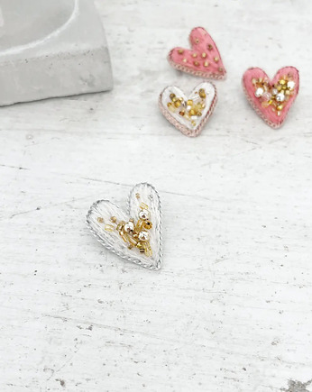 Broszka mini SERCE 18  przypinka miłość pin, HAART