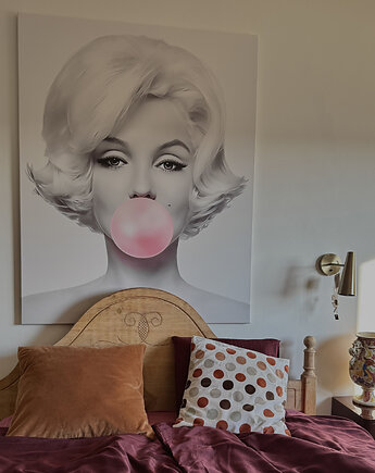 MARILYN Monroe WITH BUBBLE GUM - dekoracja, Dekoracje PATKA Patrycja Kita