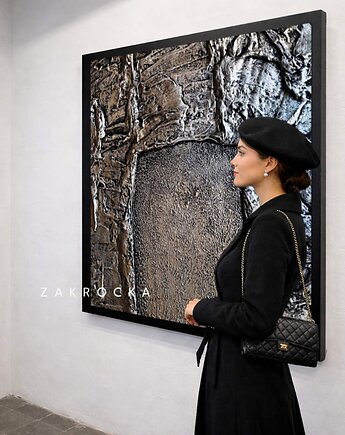 UNIKAT 120x120cm  obraz nie będzie powielany 1 sztuka  strukturalny, art and texture