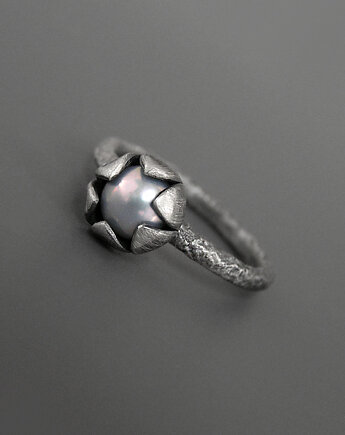 Pierścionek Kwiat Perła, Pastelove Jewelry