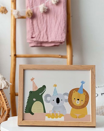 Plakat Przyjęcie urodzinowe - Plakaty Na Ścianę Dla Dzieci, Dekoracjan