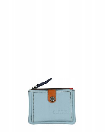 Portfel portfelik mały skórzany miejsce na bilon karty eko OLIVKA, Olivka Warsaw