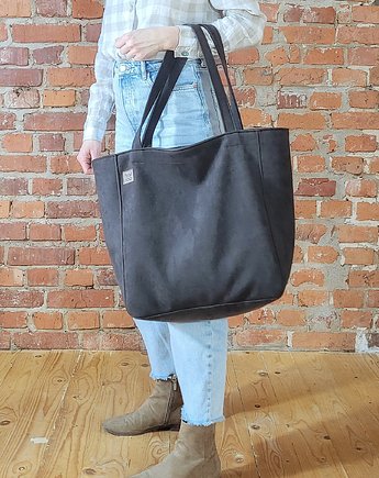 Lazy bag Bukka taupe wodoodporny nubuk, hairoo