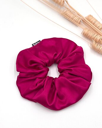 Big scrunchie Fuksja, wu handmade
