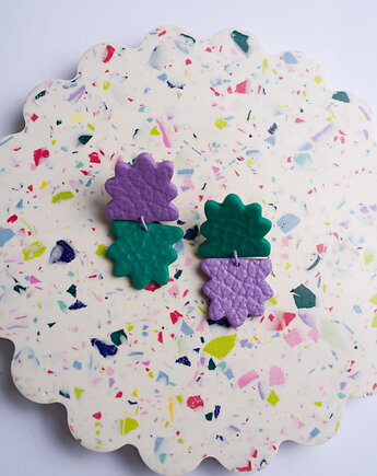 Dwukolorowe sztyfty z fakturą, Dwie Gliny