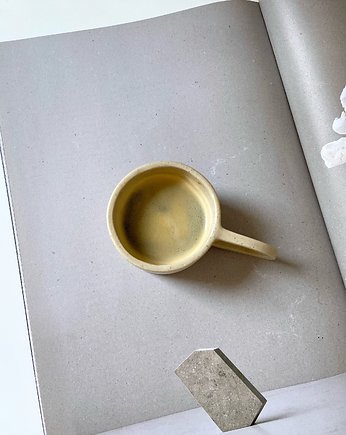 Kubek do kawy z uchem BASIC BEIGE, Projekt Ładniej