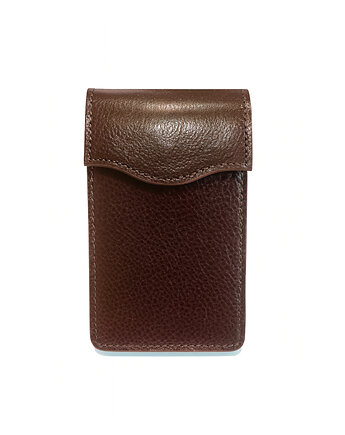 Etui na 5 piór lub długopisów brązowe, Lamato