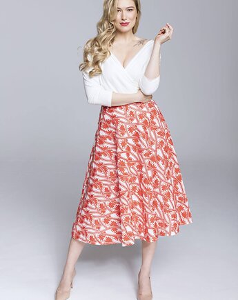 Spódnica rozkloszowana GRANDIFLORA, Justyna Oltarzewska