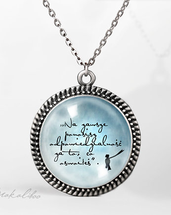 Mały Książę -  medalion silver (blue), Makaliboo